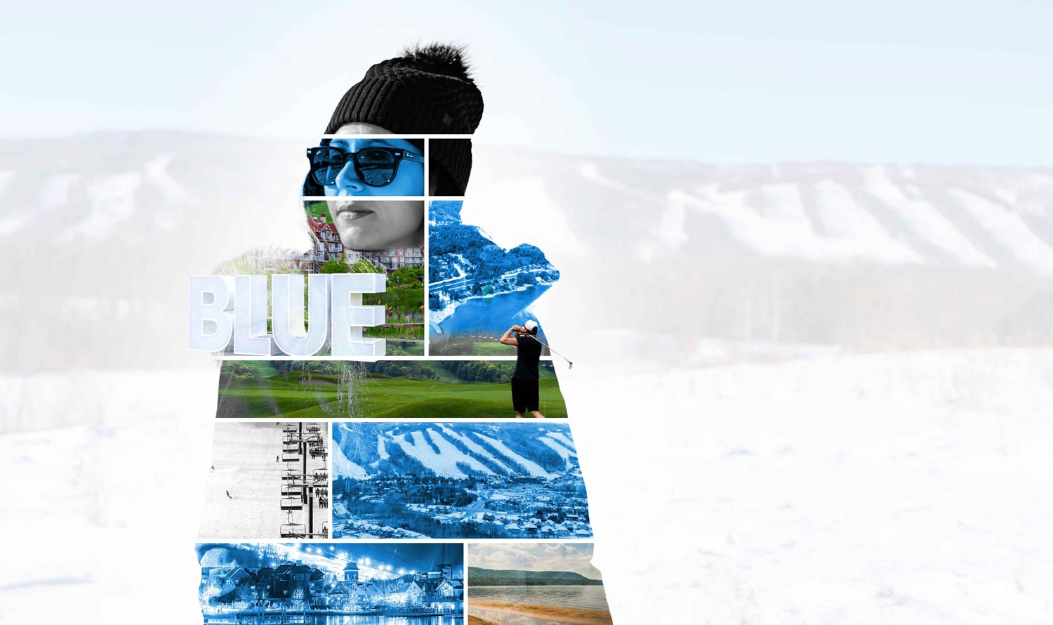 Realtor at Blue Mountain collage poster