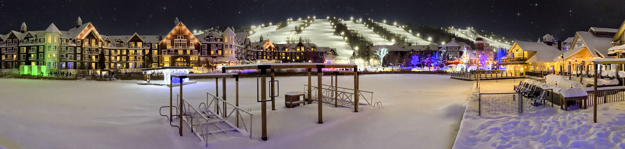 Winter Evening at Blue Mountain