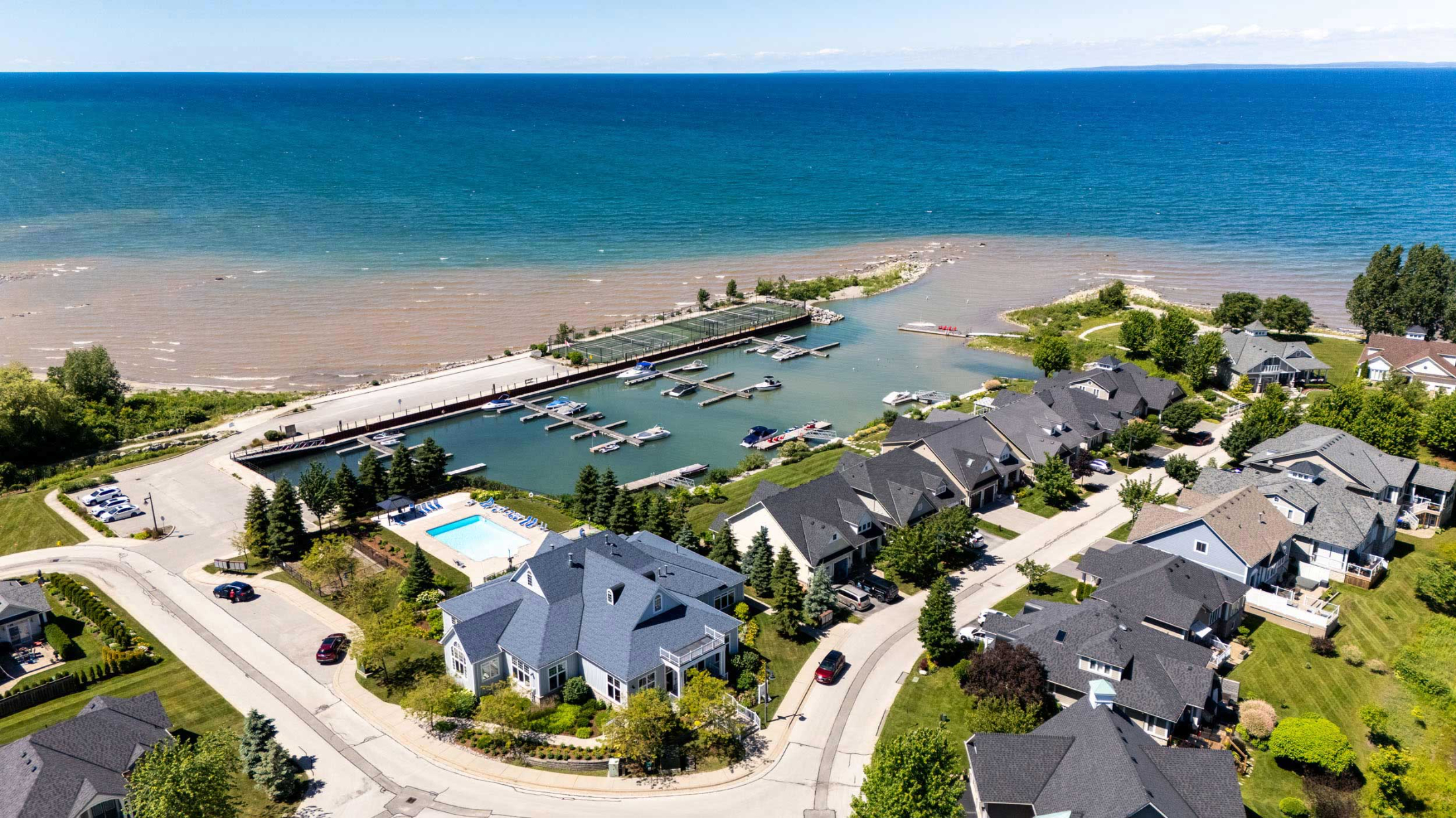 Blue Shores marina and community centre