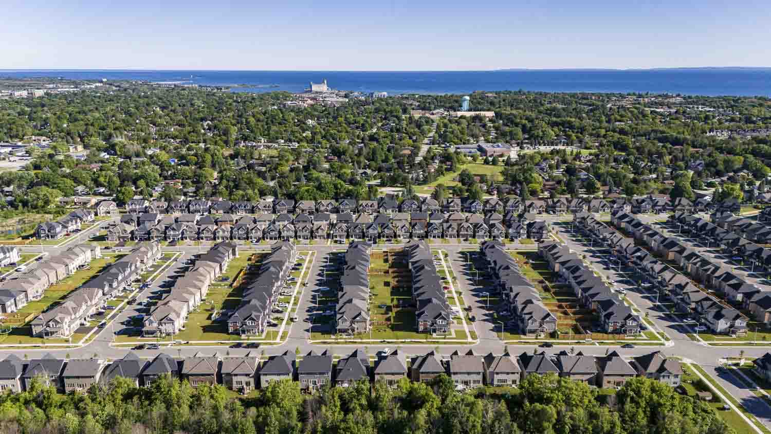 Aerial view of Indigo Estates in Collingwood.