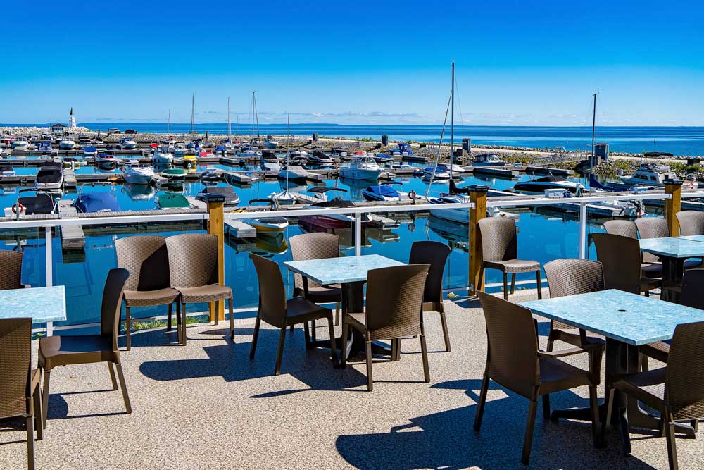 Patio at the Rupert Bronsdon Rec Centre