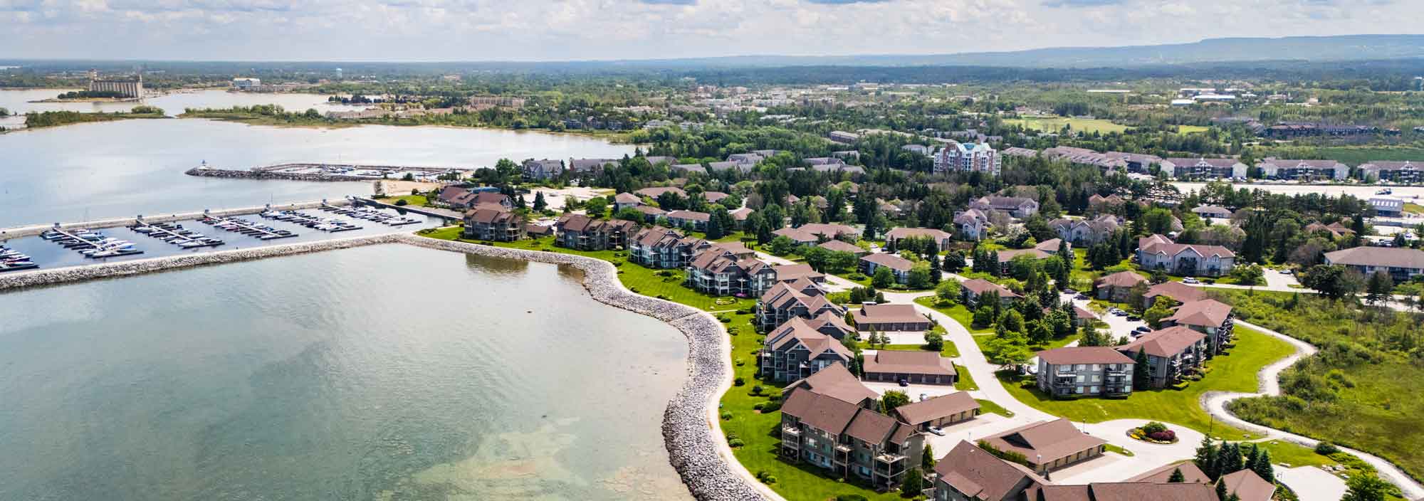 Aerial View of Lighthouse Point