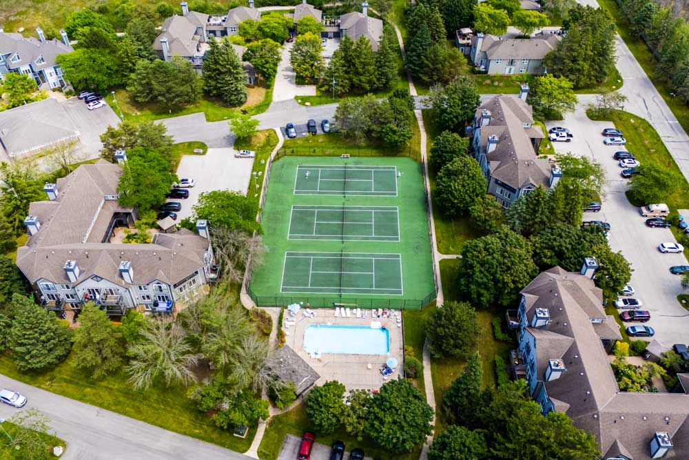 Tennis Court and Outdoor Pool