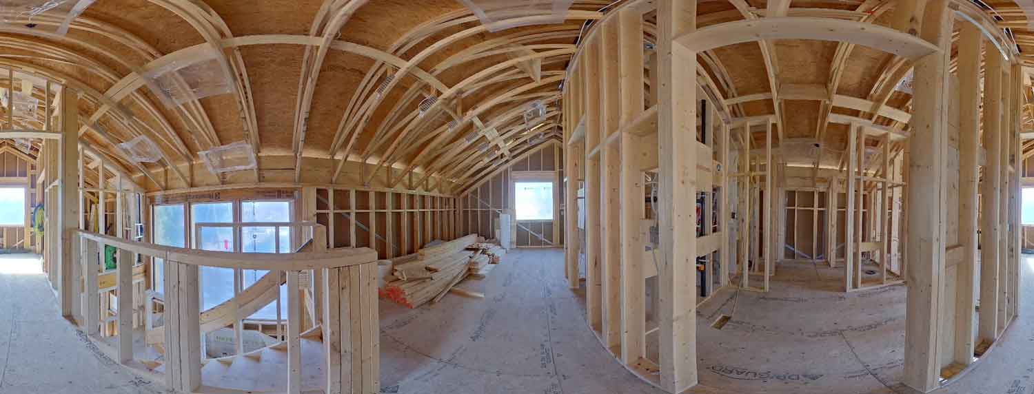 A Collingwood home interior under construction.